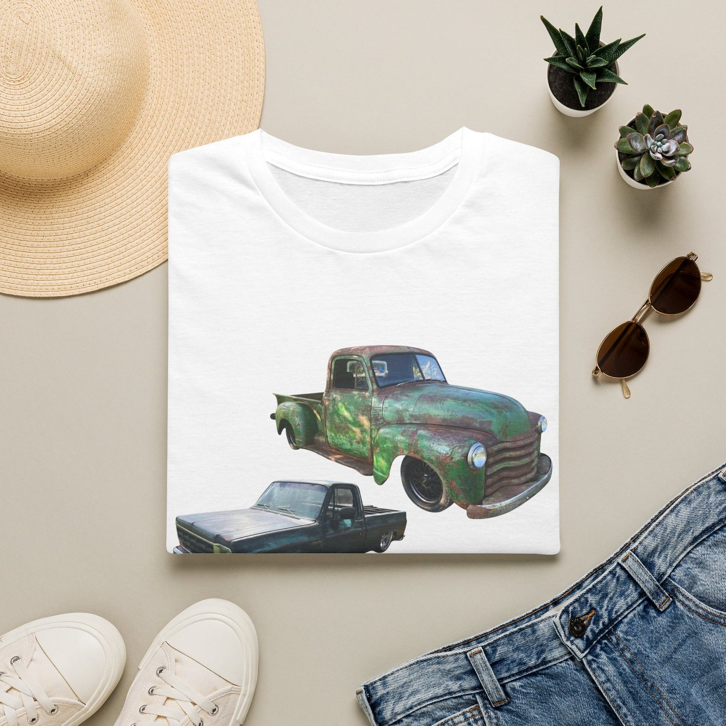3 Classic Pickup Trucks Lowered/Lifted T-Shirt