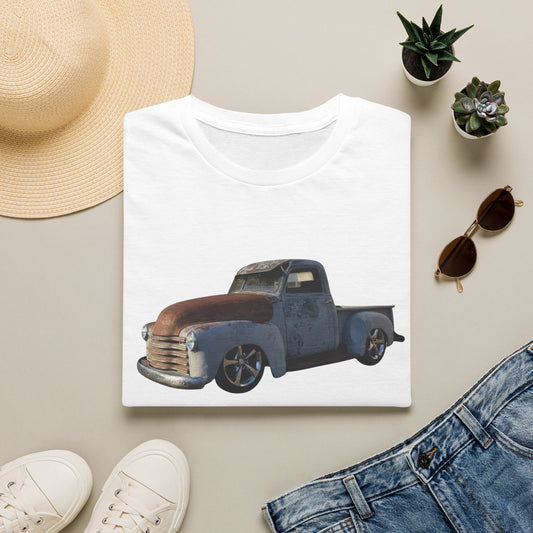 Vintage Lowered Grey Pickup Truck T-Shirt