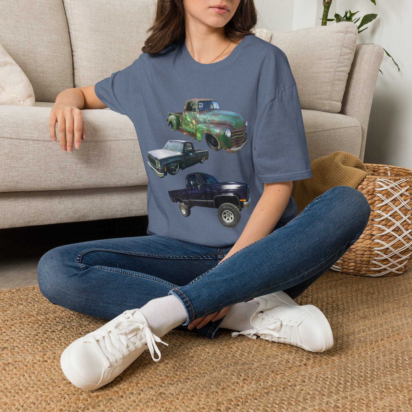 3 Classic Pickup Trucks Lowered/Lifted T-Shirt