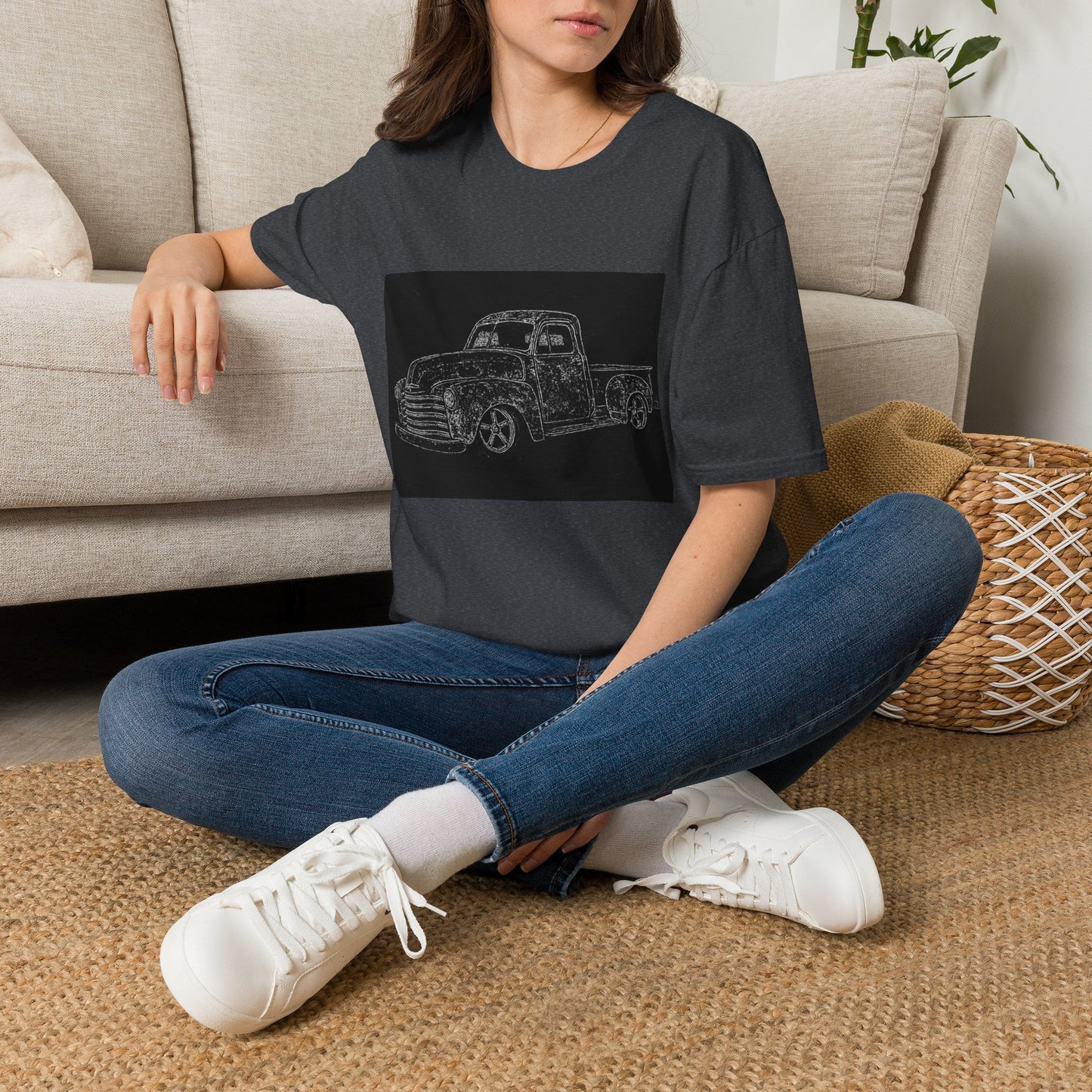 Vintage Pickup Sketch T-Shirt