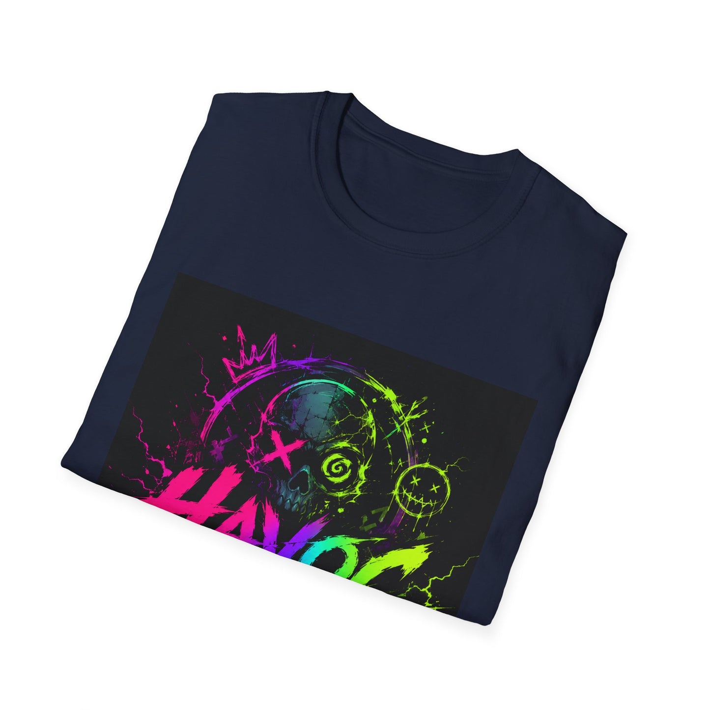 Havoc Haven Neon Skull T-Shirt