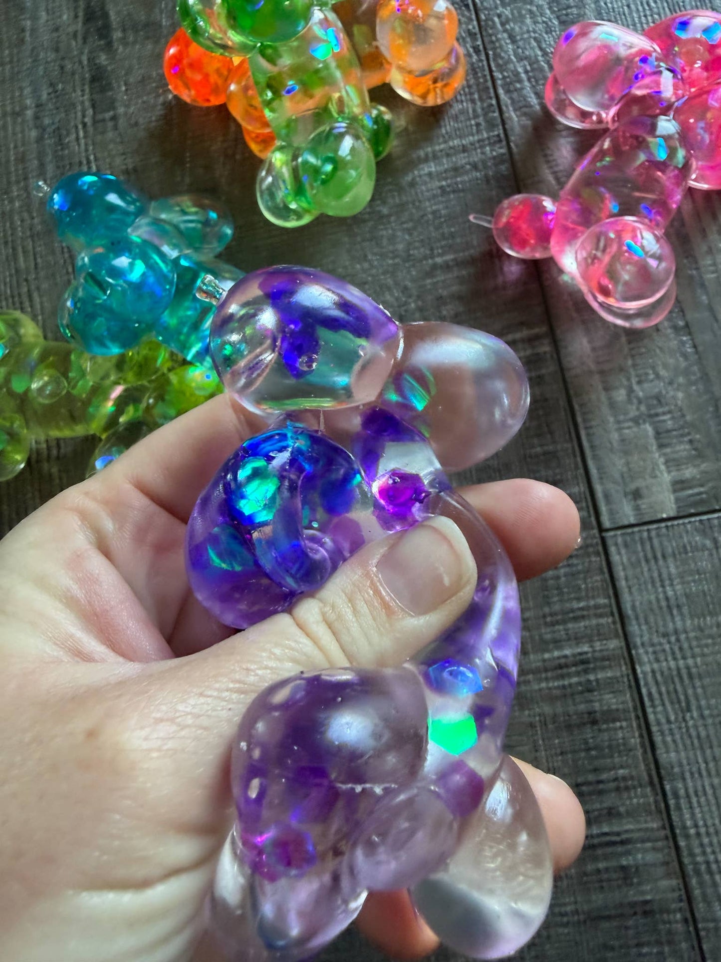 Squishy Glitter Balloon Dog