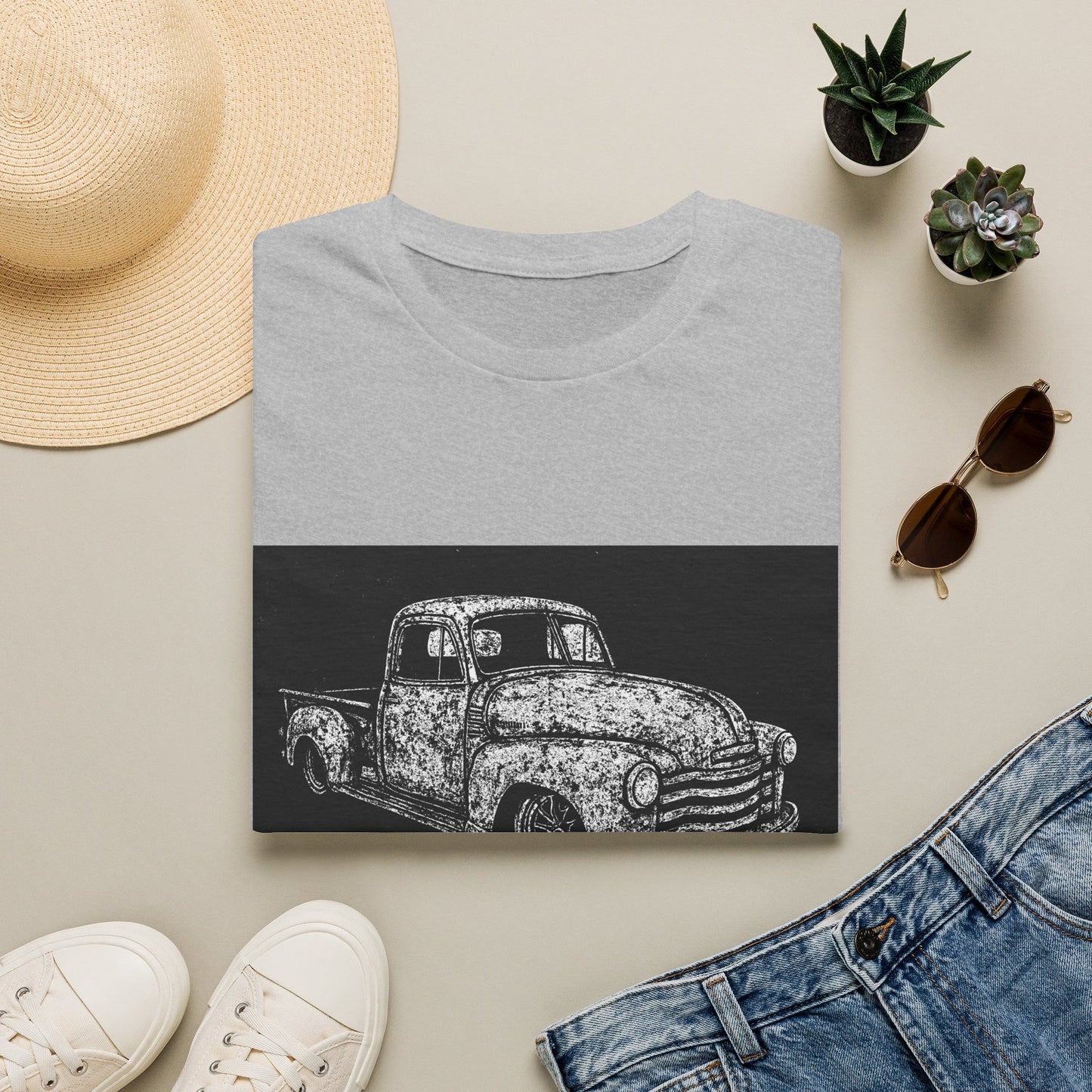 Retro Truck Illustration Tshirt