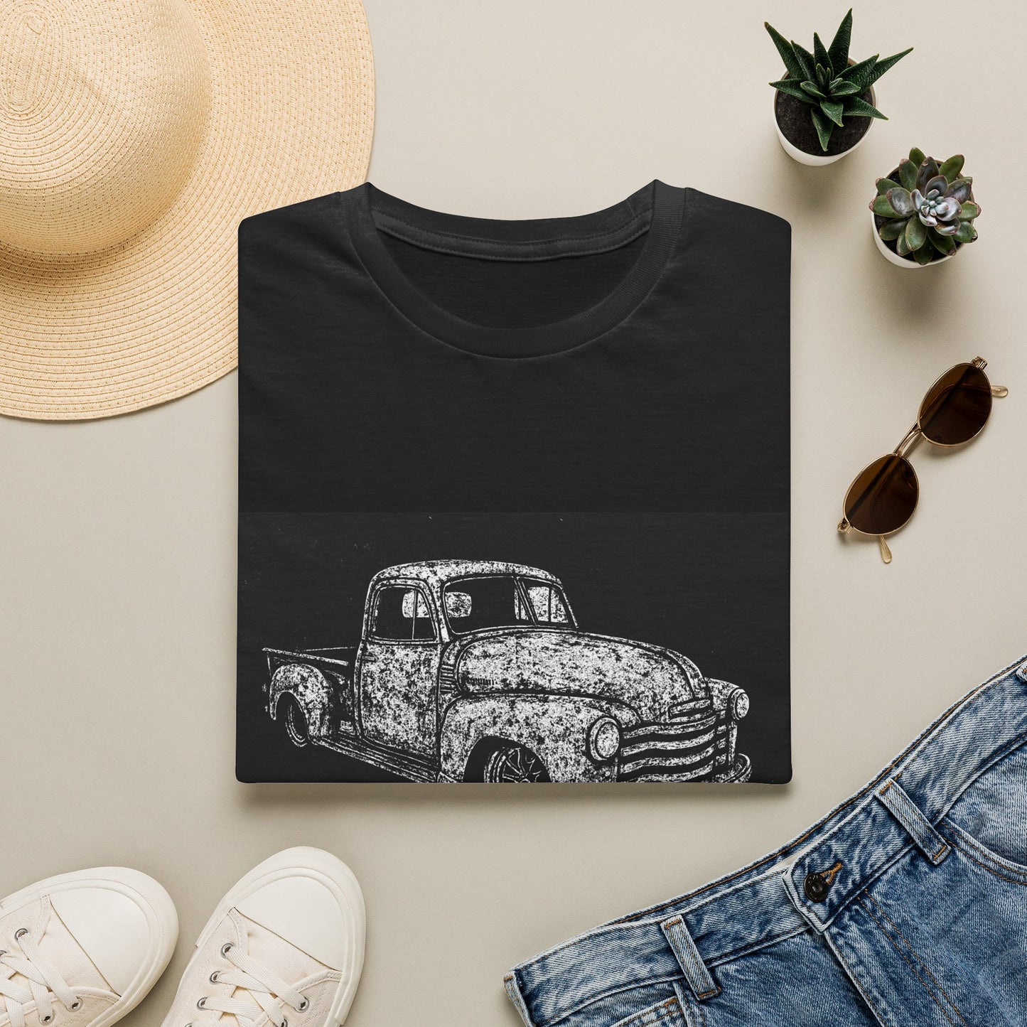 Retro Truck Illustration Tshirt
