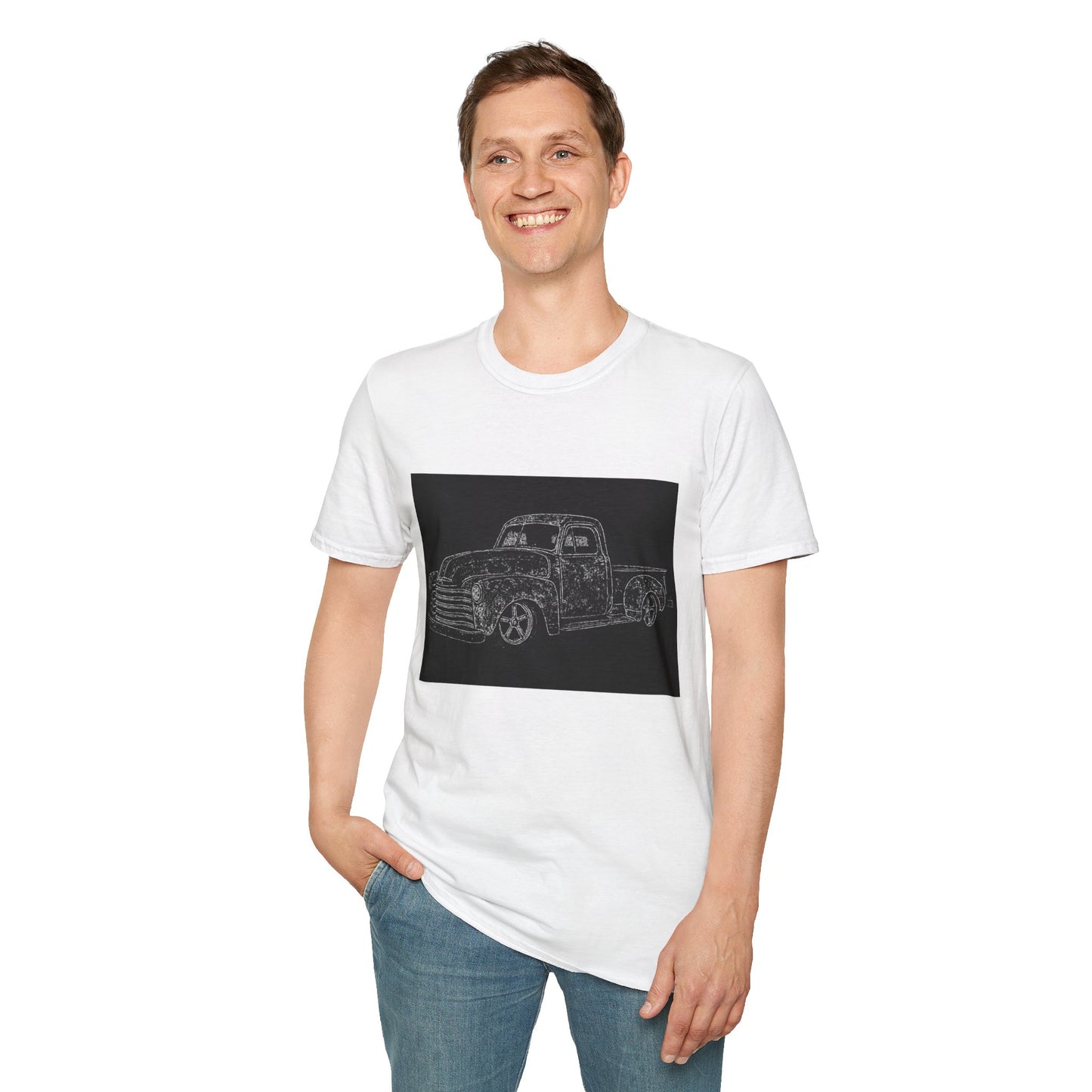 Vintage Pickup Sketch T-Shirt