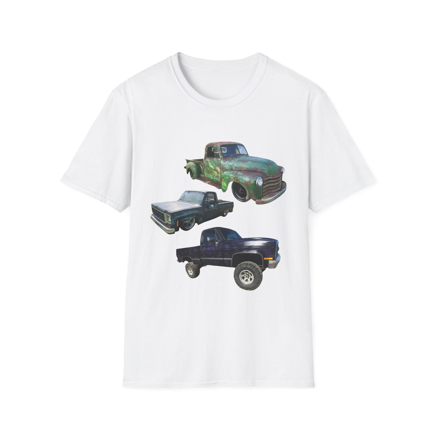 3 Classic Pickup Trucks Lowered/Lifted T-Shirt