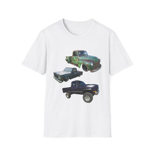 3 Classic Pickup Trucks Lowered/Lifted T-Shirt