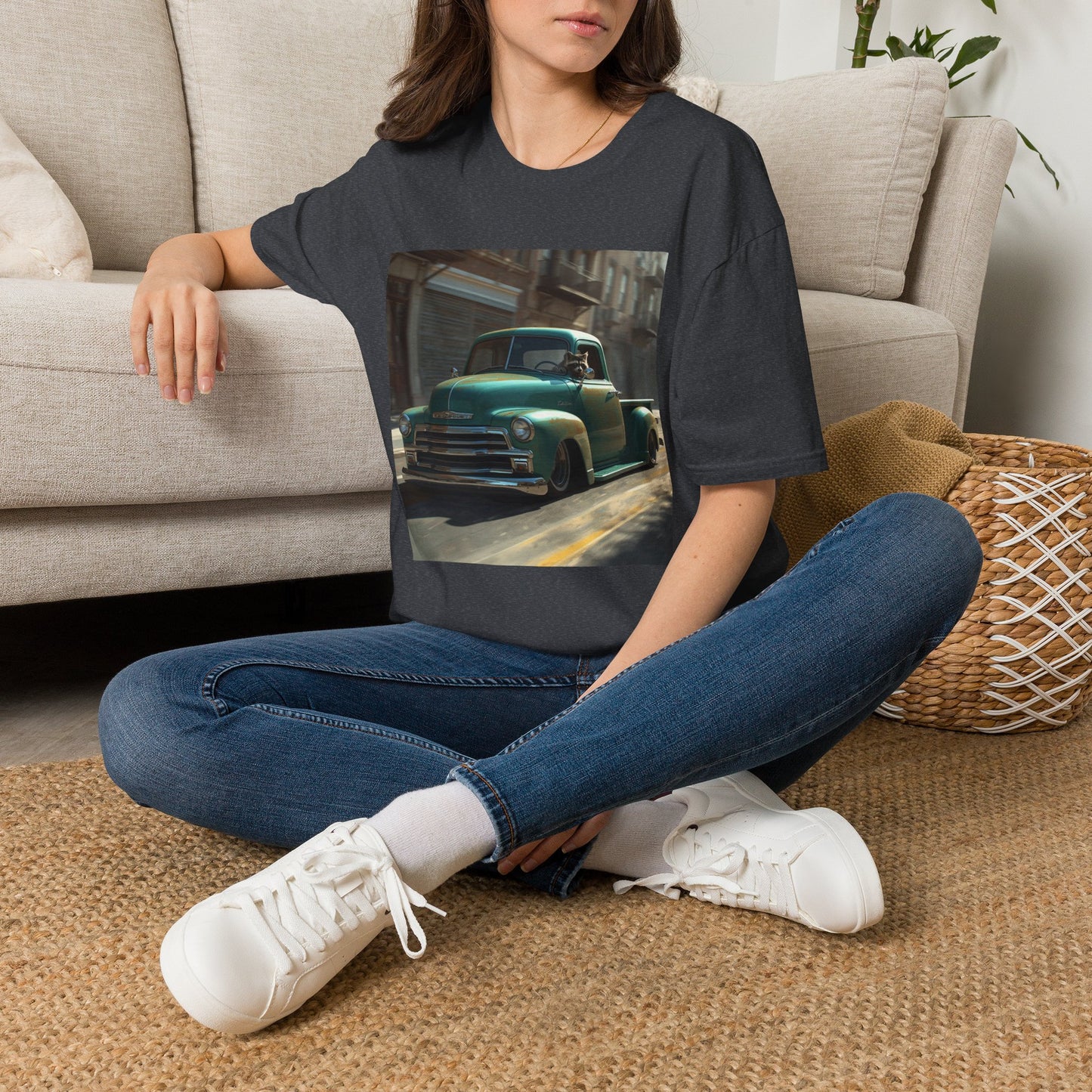 Raccoon Driving Truck T-Shirt