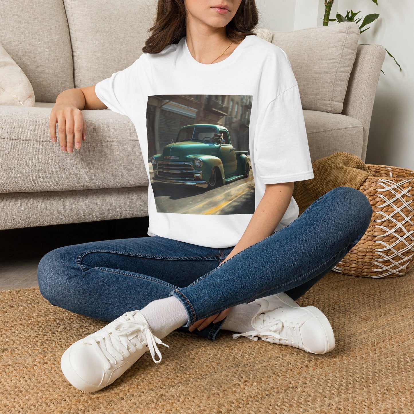 Raccoon Driving Truck T-Shirt