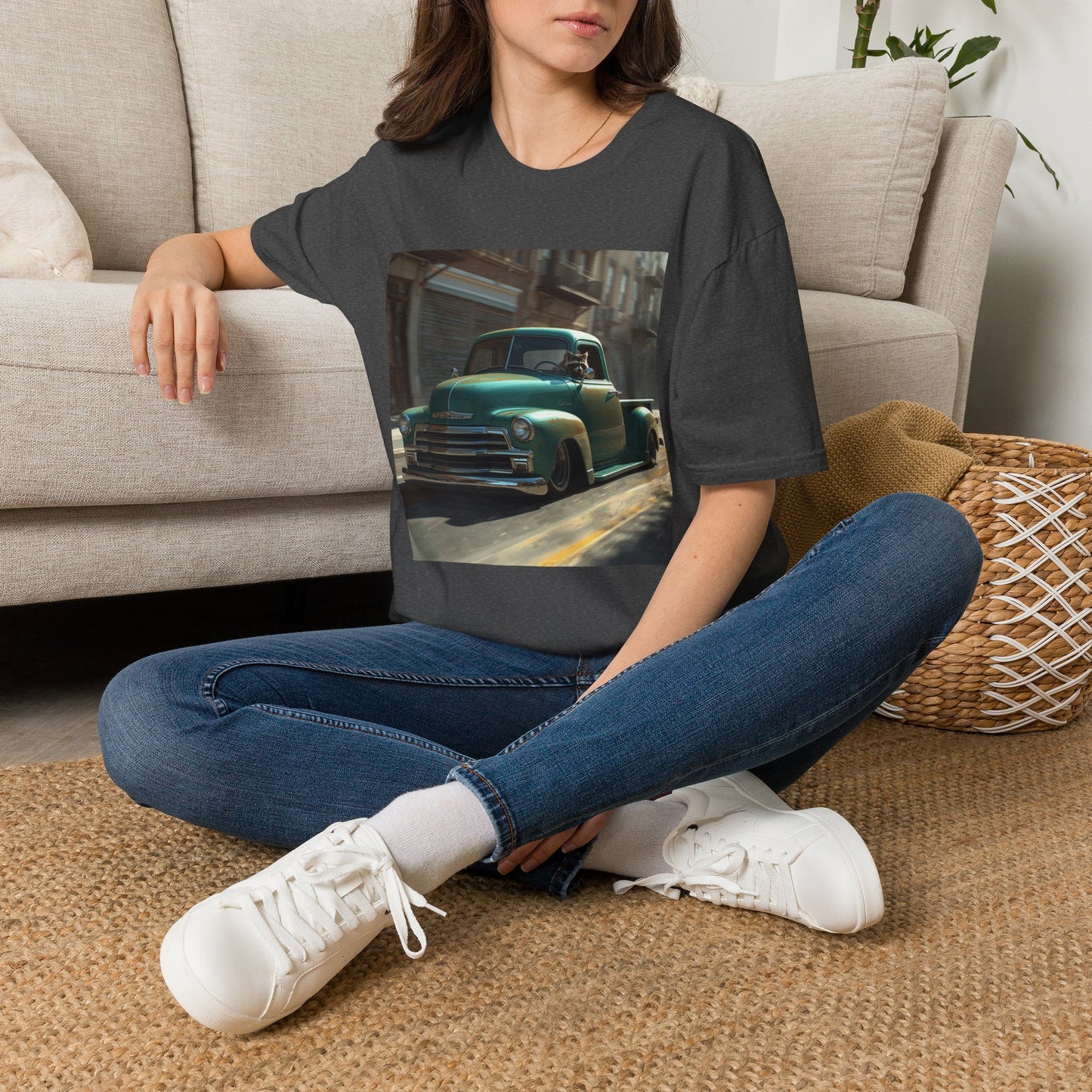 Raccoon Driving Truck T-Shirt