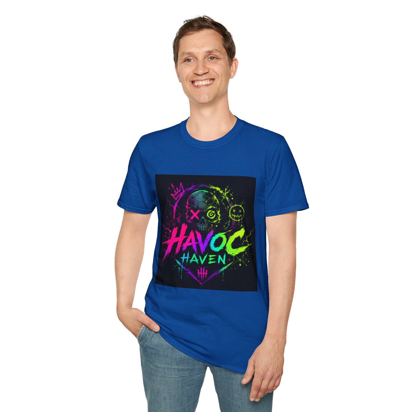 Havoc Haven Neon Skull T-Shirt