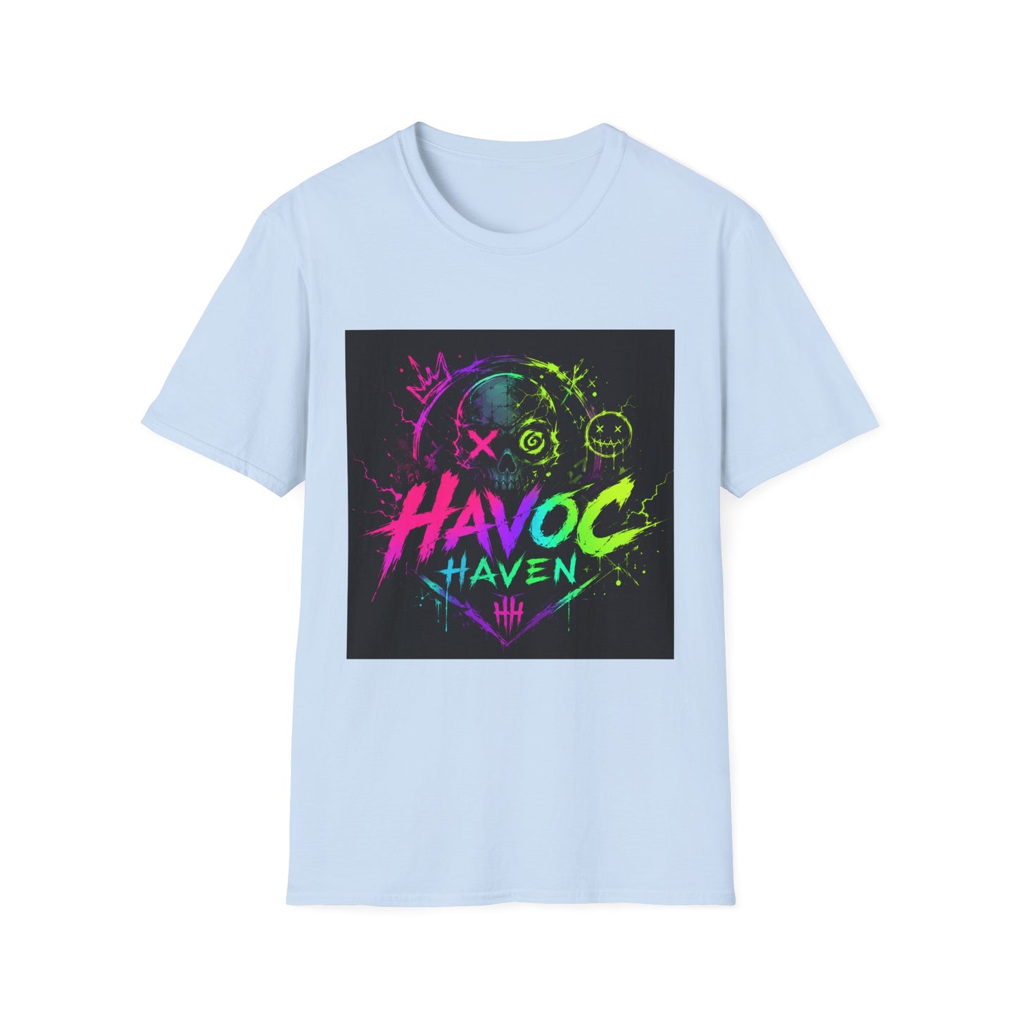 Havoc Haven Neon Skull T-Shirt