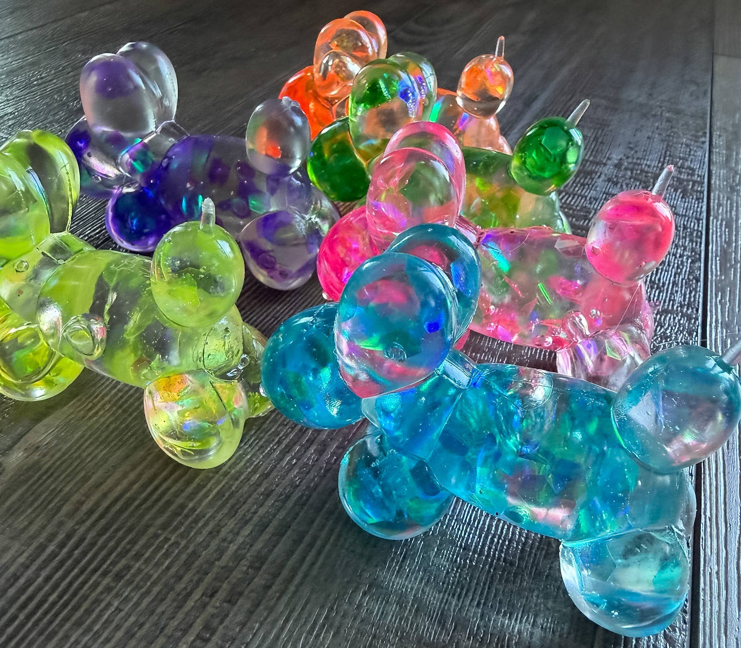 Squishy Glitter Balloon Dog