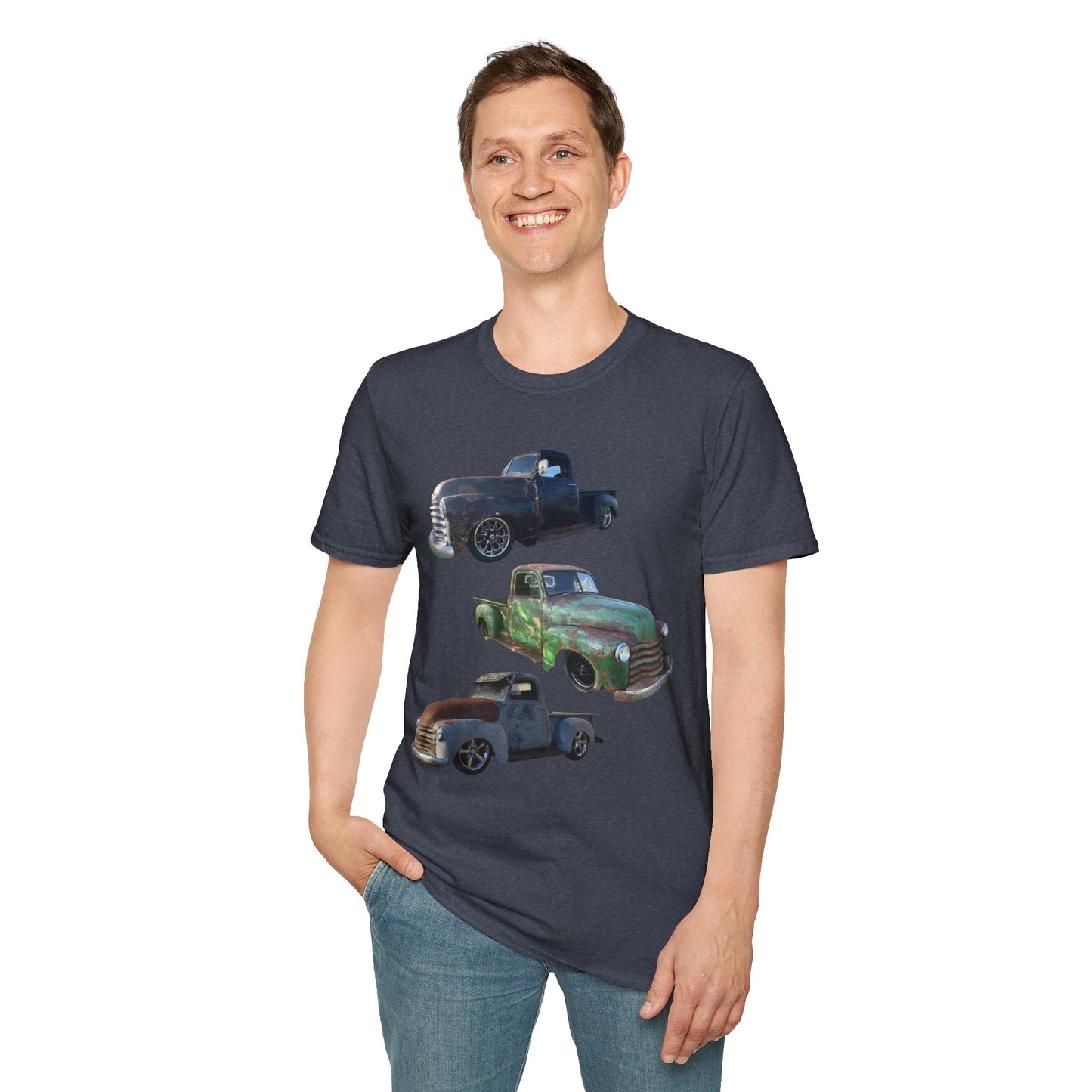 Vintage Lowered Pickup Truck trio T-Shirt