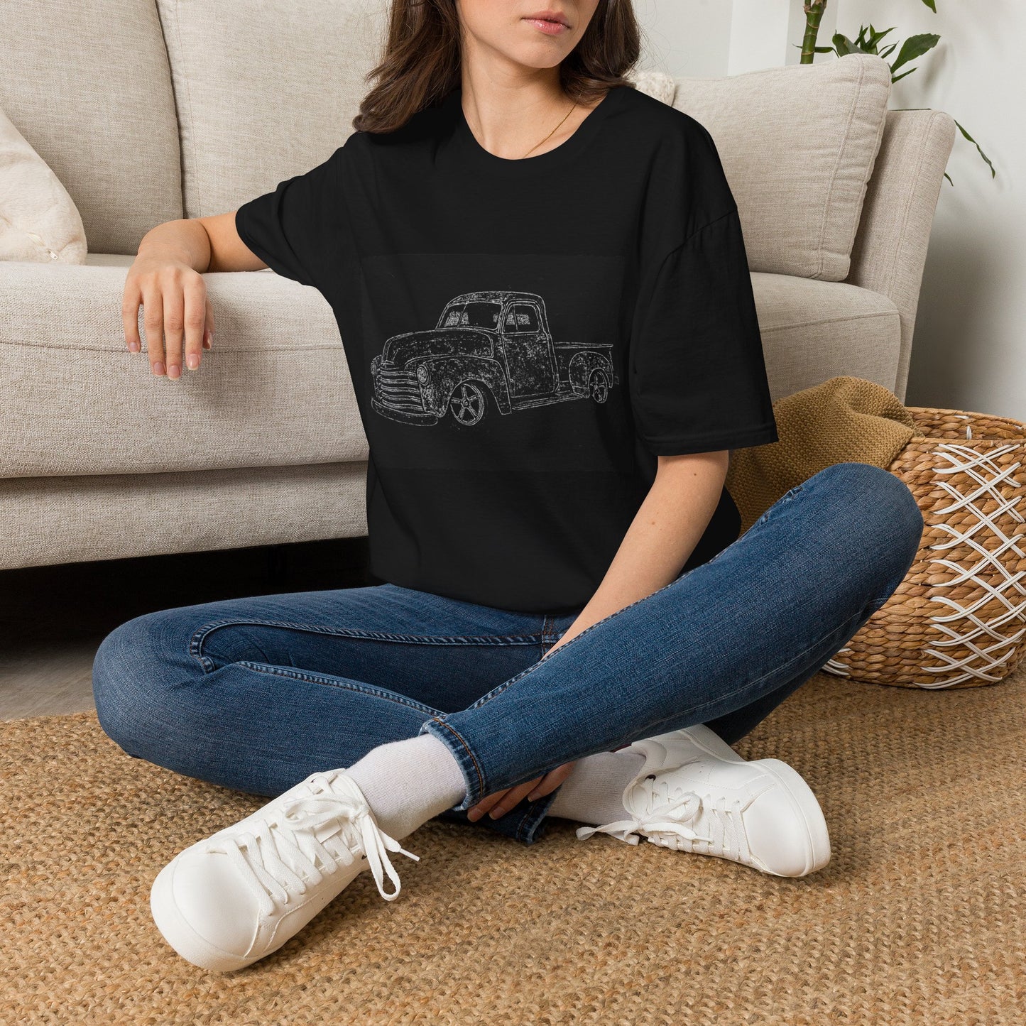 Vintage Pickup Sketch T-Shirt