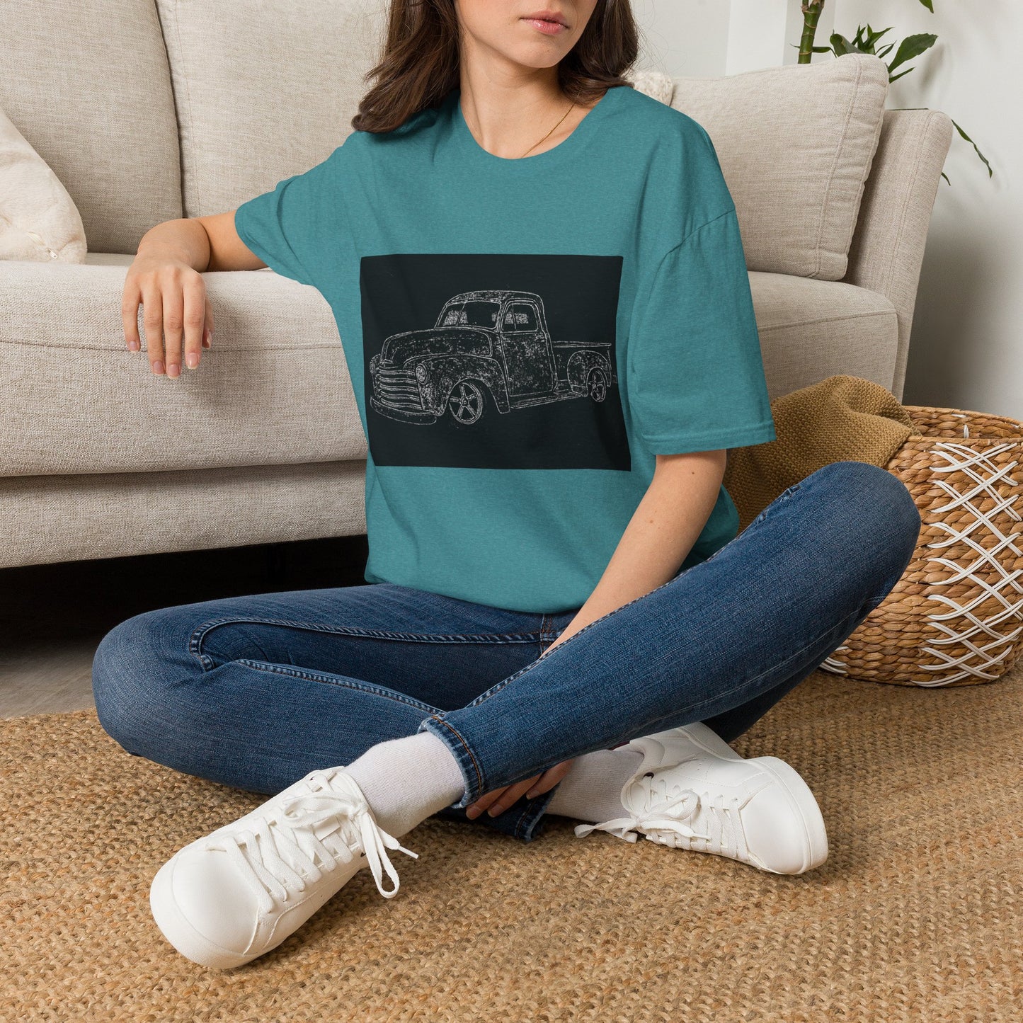Vintage Pickup Sketch T-Shirt