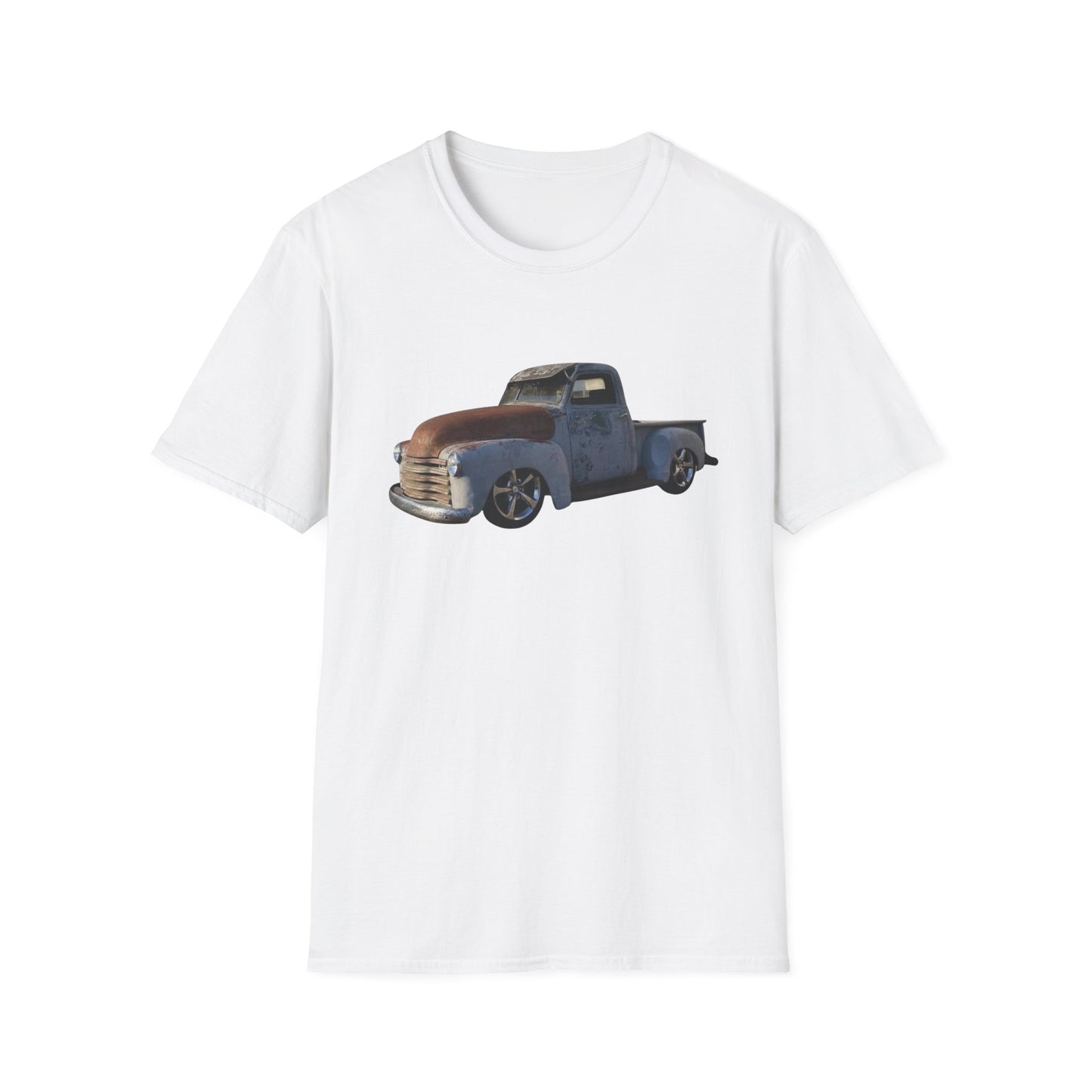 Vintage Lowered Grey Pickup Truck T-Shirt