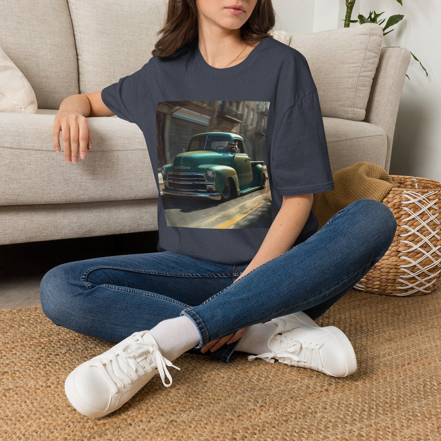 Raccoon Driving Truck T-Shirt