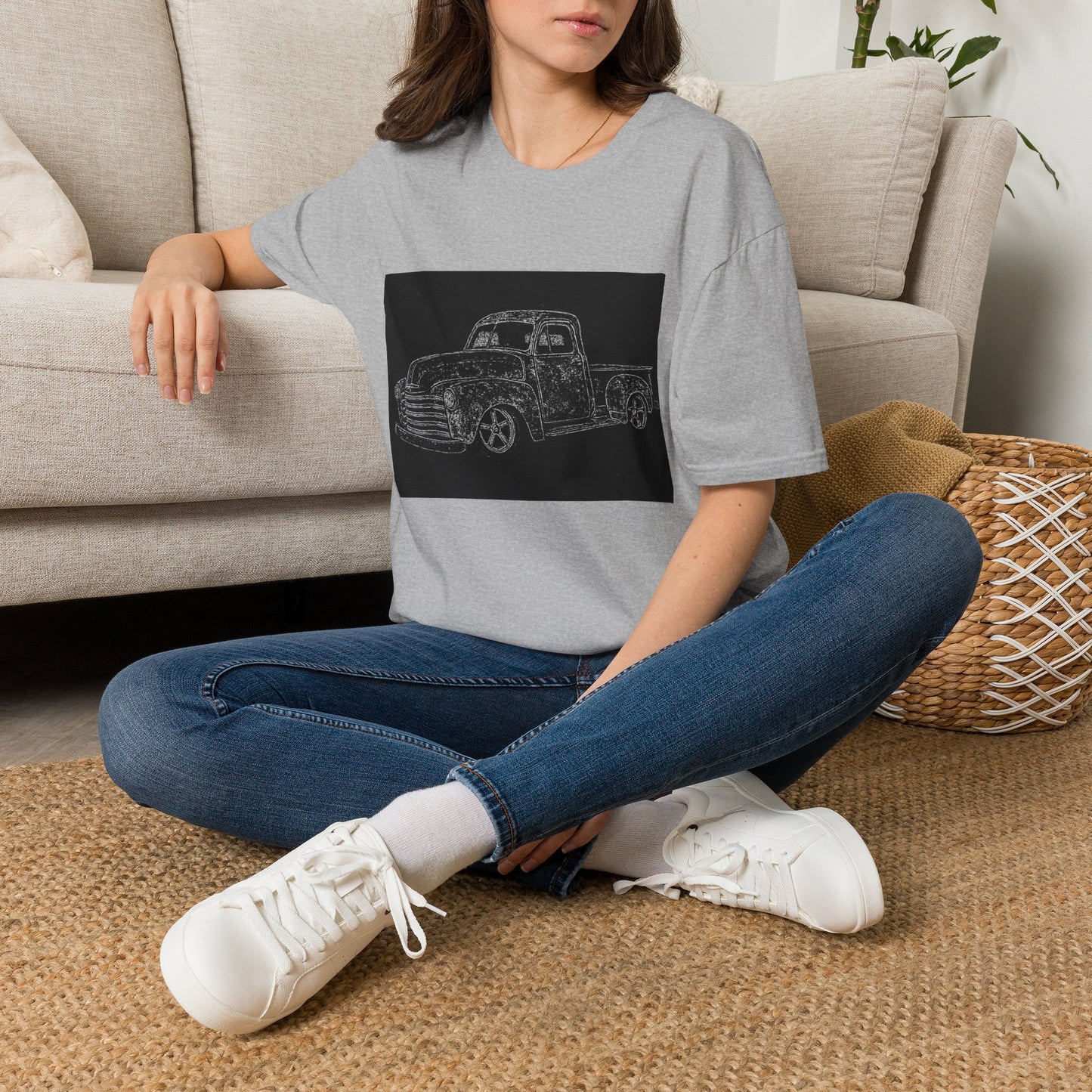 Vintage Pickup Sketch T-Shirt