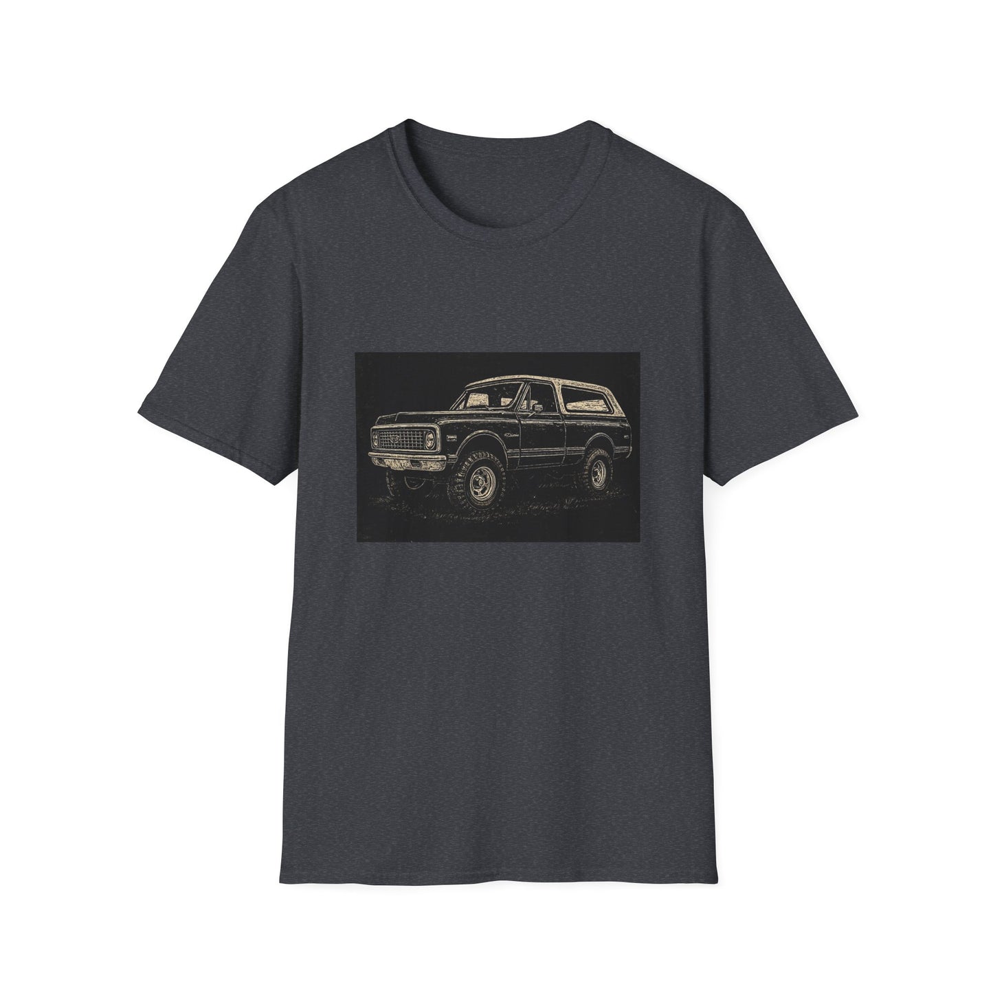 Vintage Truck w Topper Illustration T-Shirt