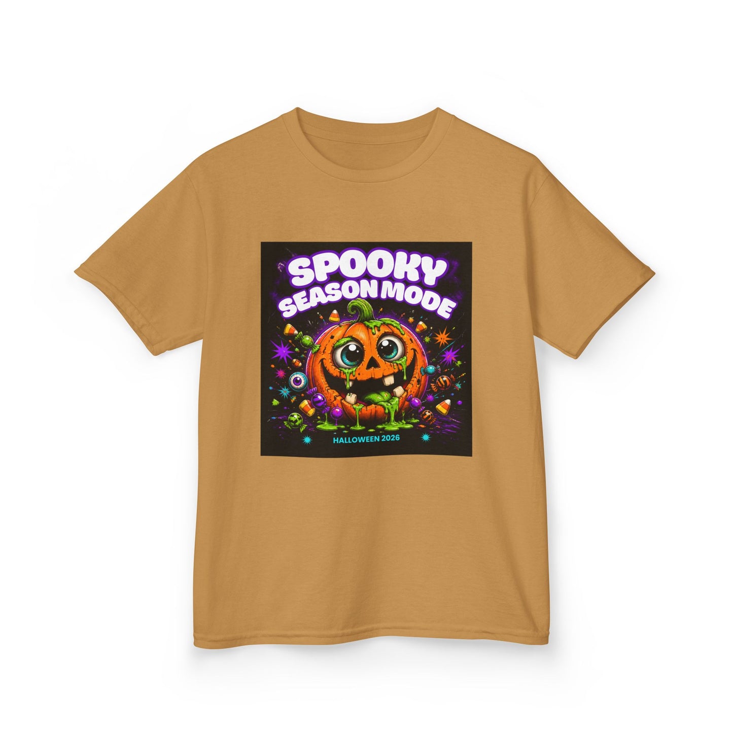Kids Tee — "Spooky Season Mode" Halloween