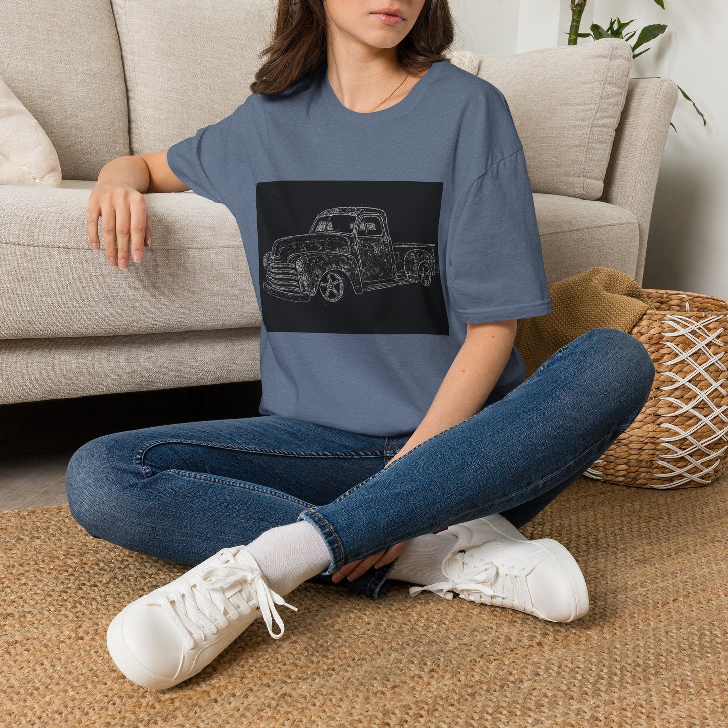 Vintage Pickup Sketch T-Shirt