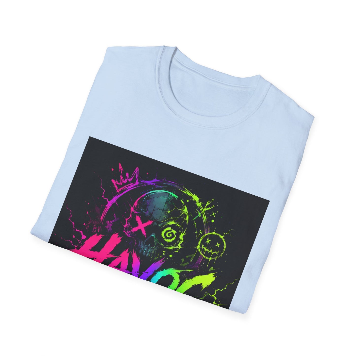 Havoc Haven Neon Skull T-Shirt