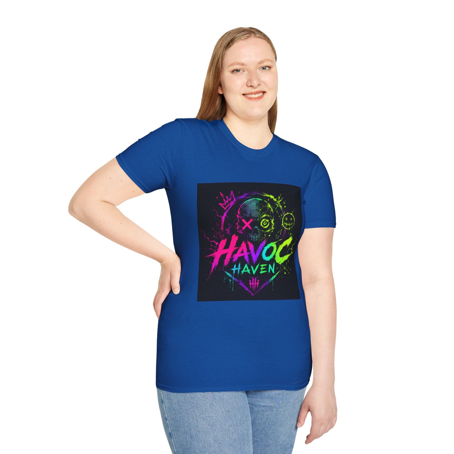 Havoc Haven Neon Skull T-Shirt