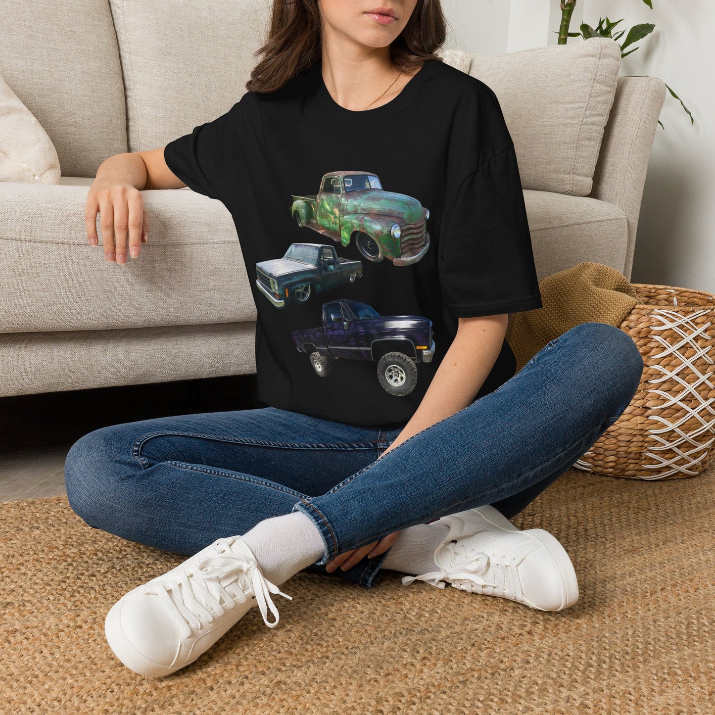 3 Classic Pickup Trucks Lowered/Lifted T-Shirt