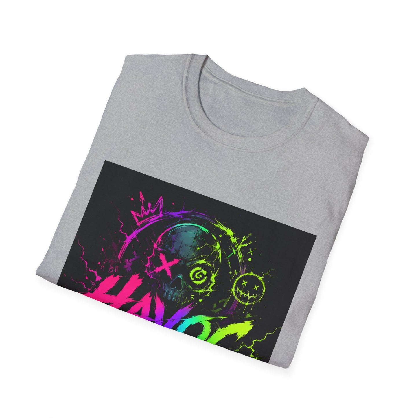 Havoc Haven Neon Skull T-Shirt
