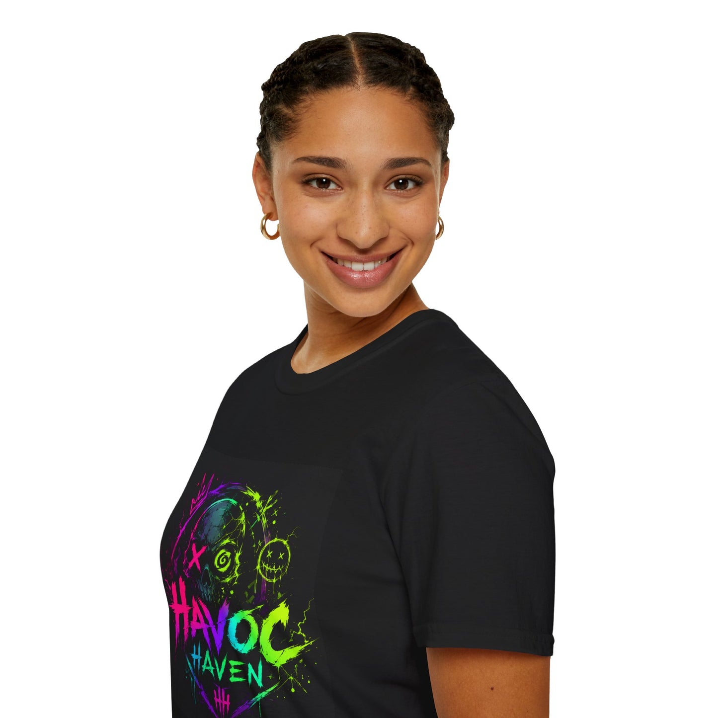 Havoc Haven Neon Skull T-Shirt