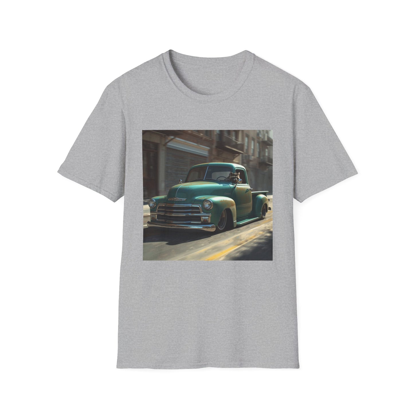 Raccoon Driving Truck T-Shirt