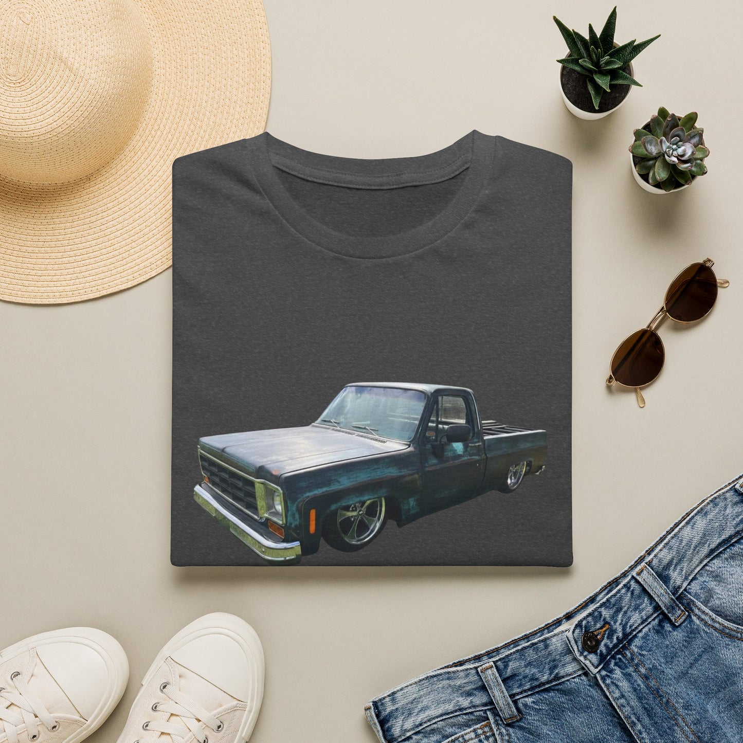 Classic Lowrider Pickup Truck T‑Shirt