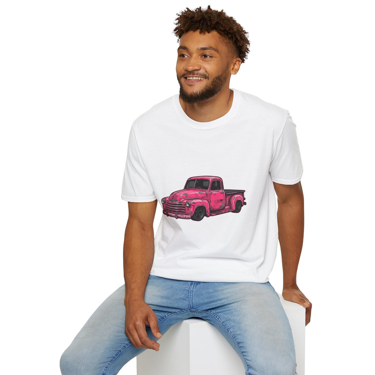 Vintage Pink Truck T-Shirt
