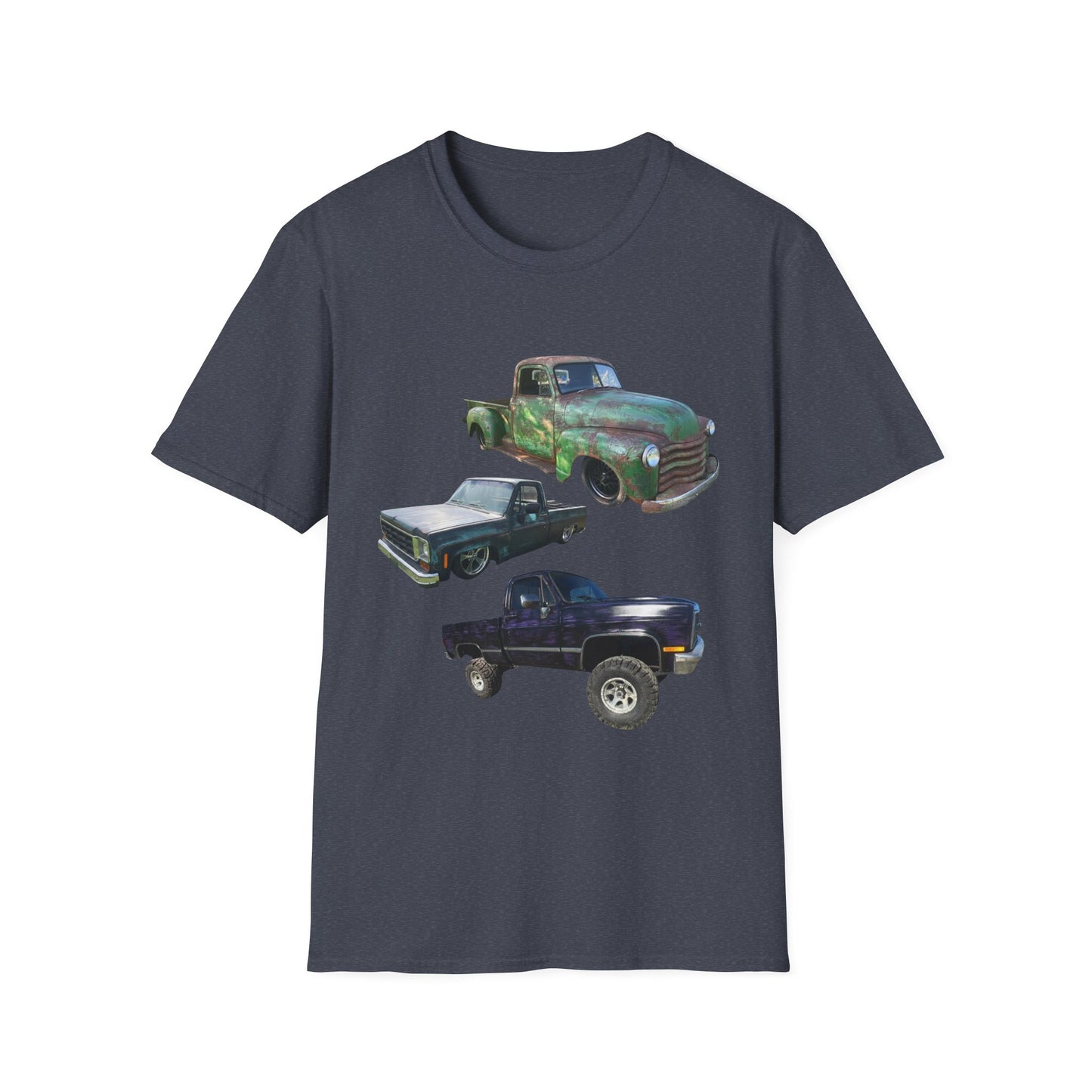 3 Classic Pickup Trucks Lowered/Lifted T-Shirt