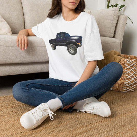 Vintage Lifted Black/Purple Truck T-Shirt
