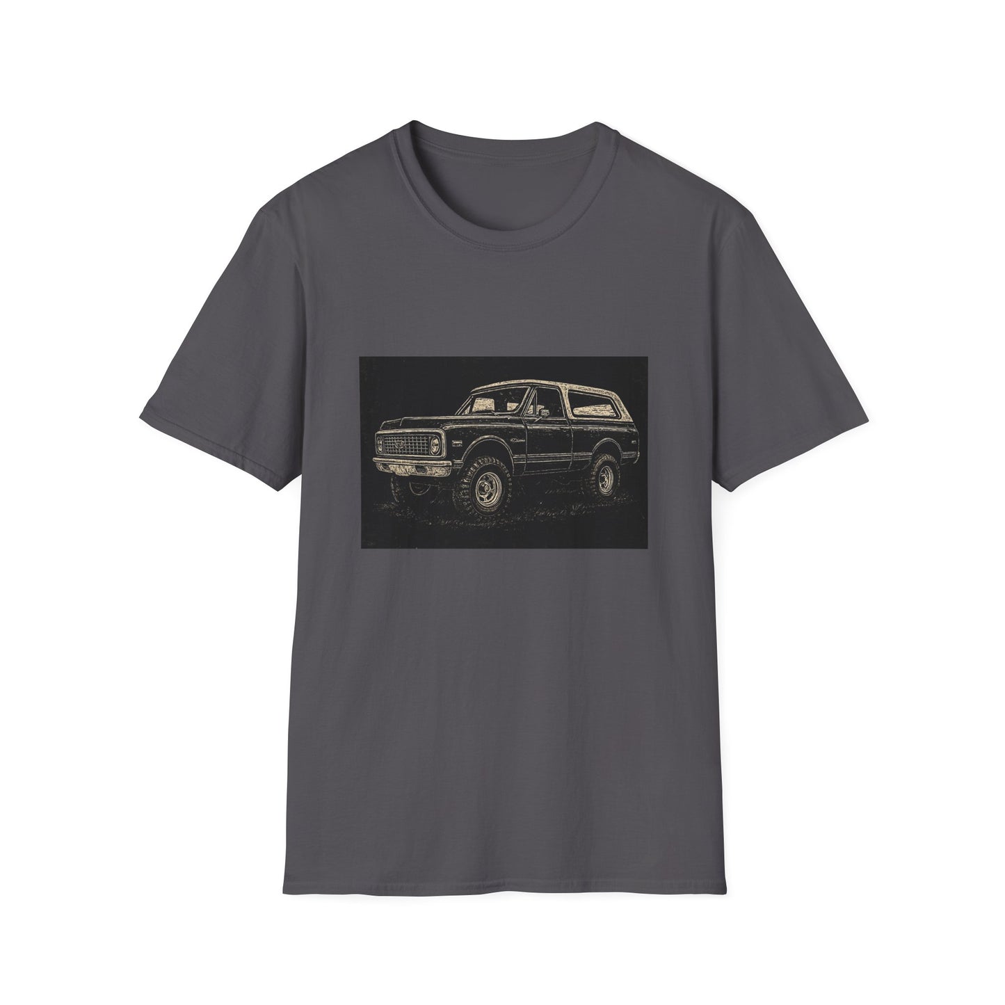 Vintage Truck w Topper Illustration T-Shirt