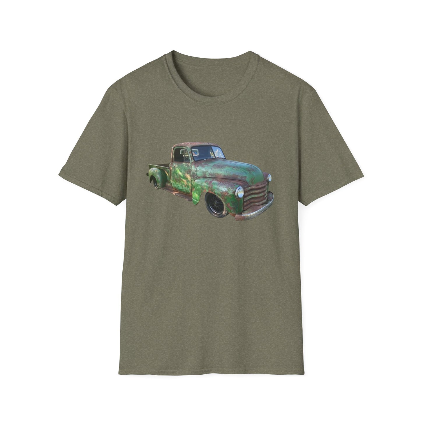 Green Lowered Vintage Pickup Truck T-Shirt
