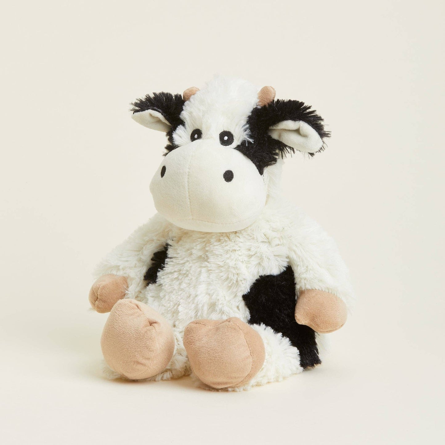 BLACK AND WHITE COW WARMIES 13"