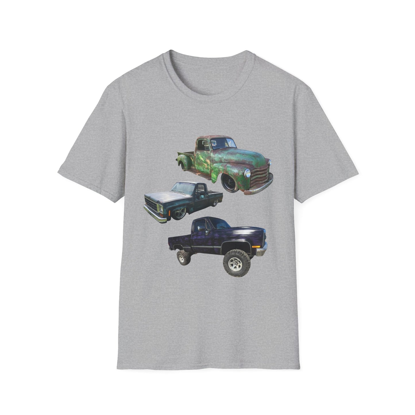3 Classic Pickup Trucks Lowered/Lifted T-Shirt
