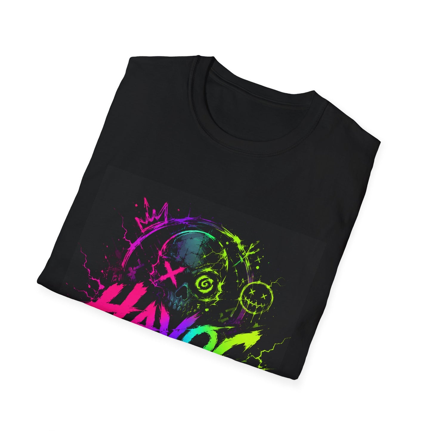 Havoc Haven Neon Skull T-Shirt