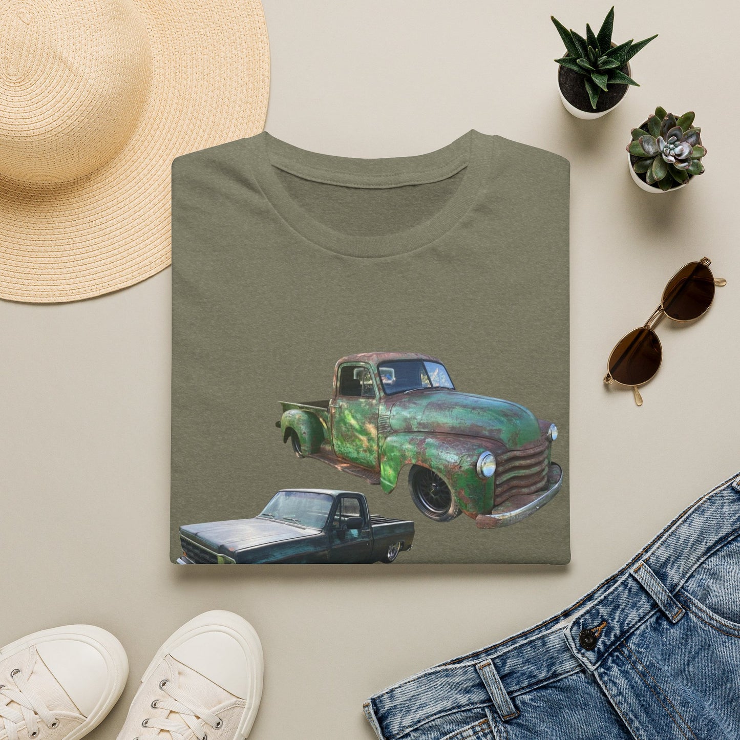 3 Classic Pickup Trucks Lowered/Lifted T-Shirt
