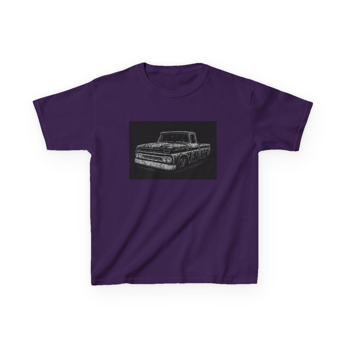 Vintage Pickup Truck Kids Sketch