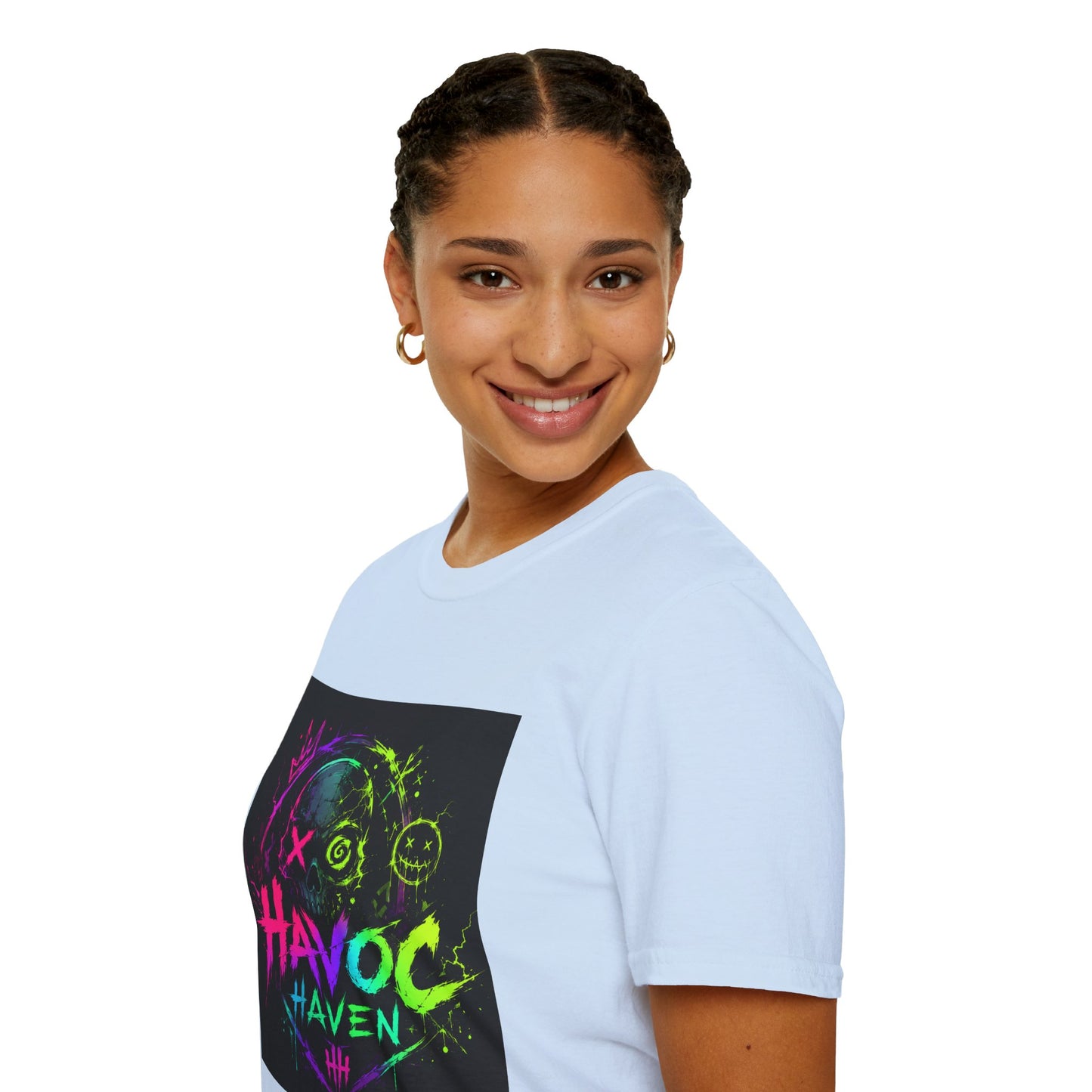 Havoc Haven Neon Skull T-Shirt