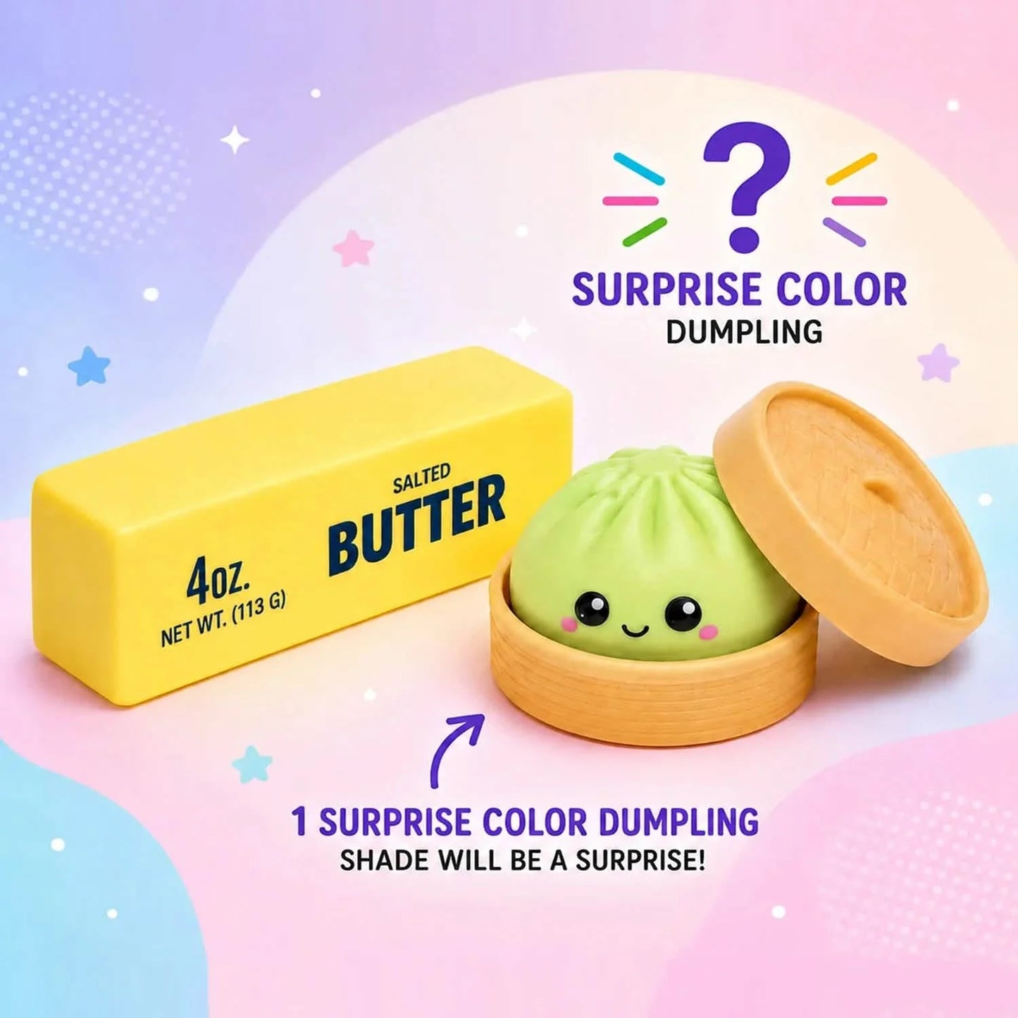 2-Pack: Squishy Bun & Butter Combo Pack