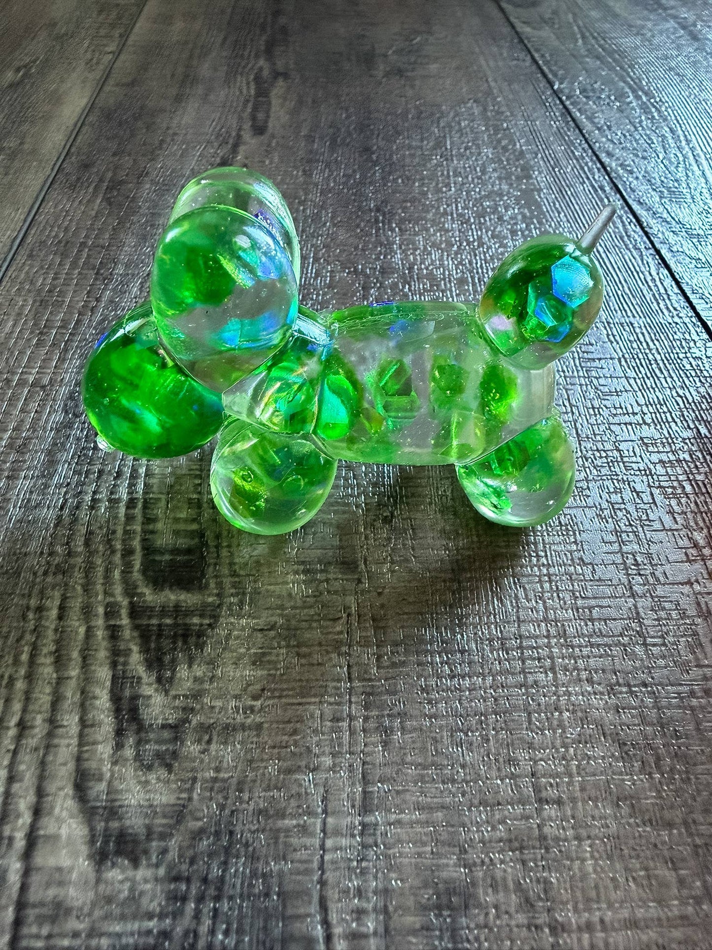 Squishy Glitter Balloon Dog